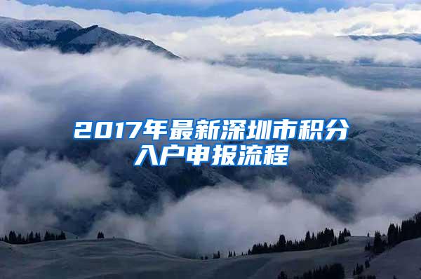 2017年最新深圳市积分入户申报流程