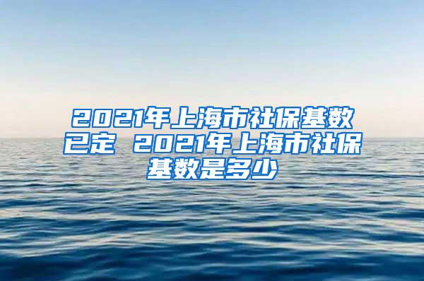 2021年上海市社保基数已定 2021年上海市社保基数是多少