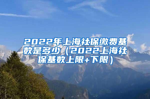 2022年上海社保缴费基数是多少（2022上海社保基数上限+下限）